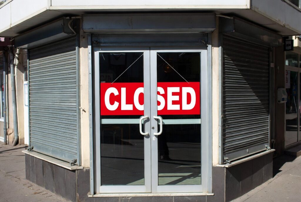 Zatvoreno Closed Kiosk